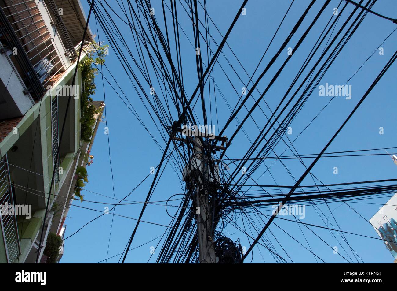 Wires in Vietnam Stock Photo Alamy