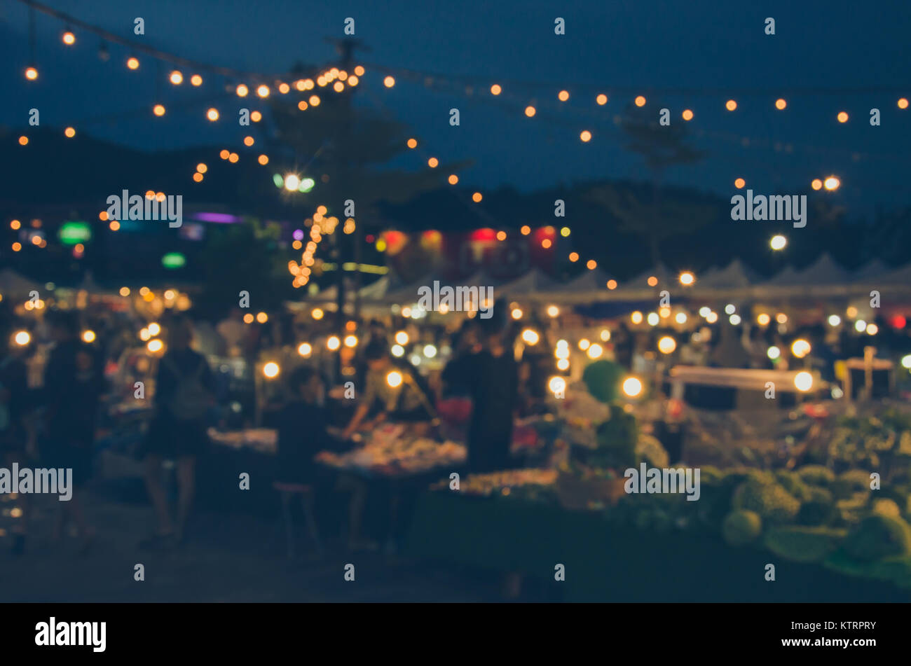 Blur Festival food festival as a background image of the product Stock  Photo - Alamy