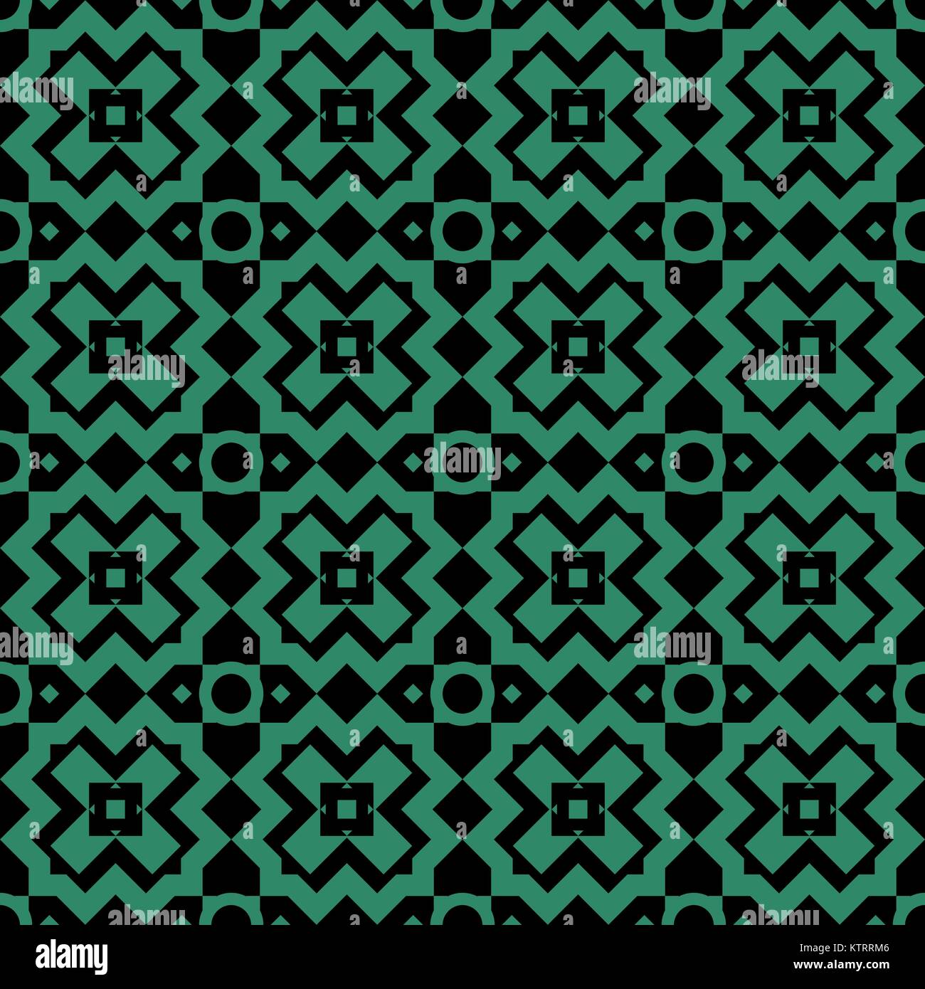 Antique seamless green background square cross check geometry Stock ...
