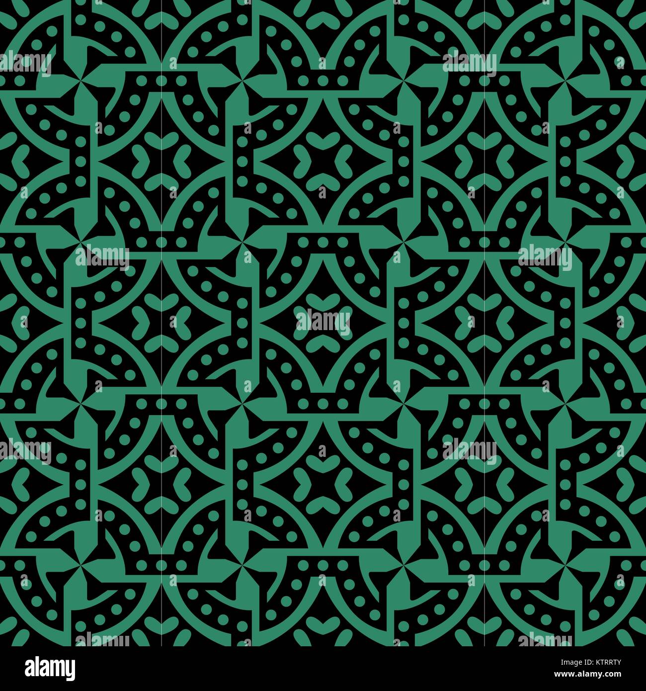 Antique seamless green background round dot spiral circle Stock Vector ...