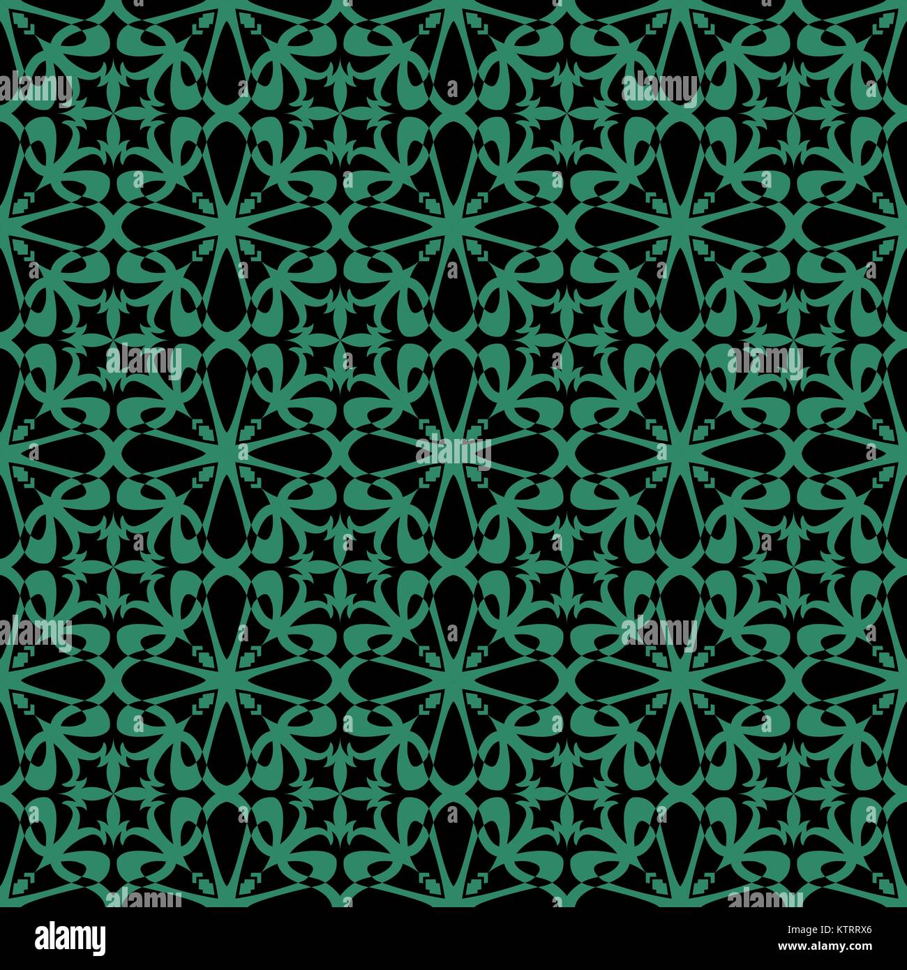Antique seamless green background cross heart kaleidoscope Stock Vector ...