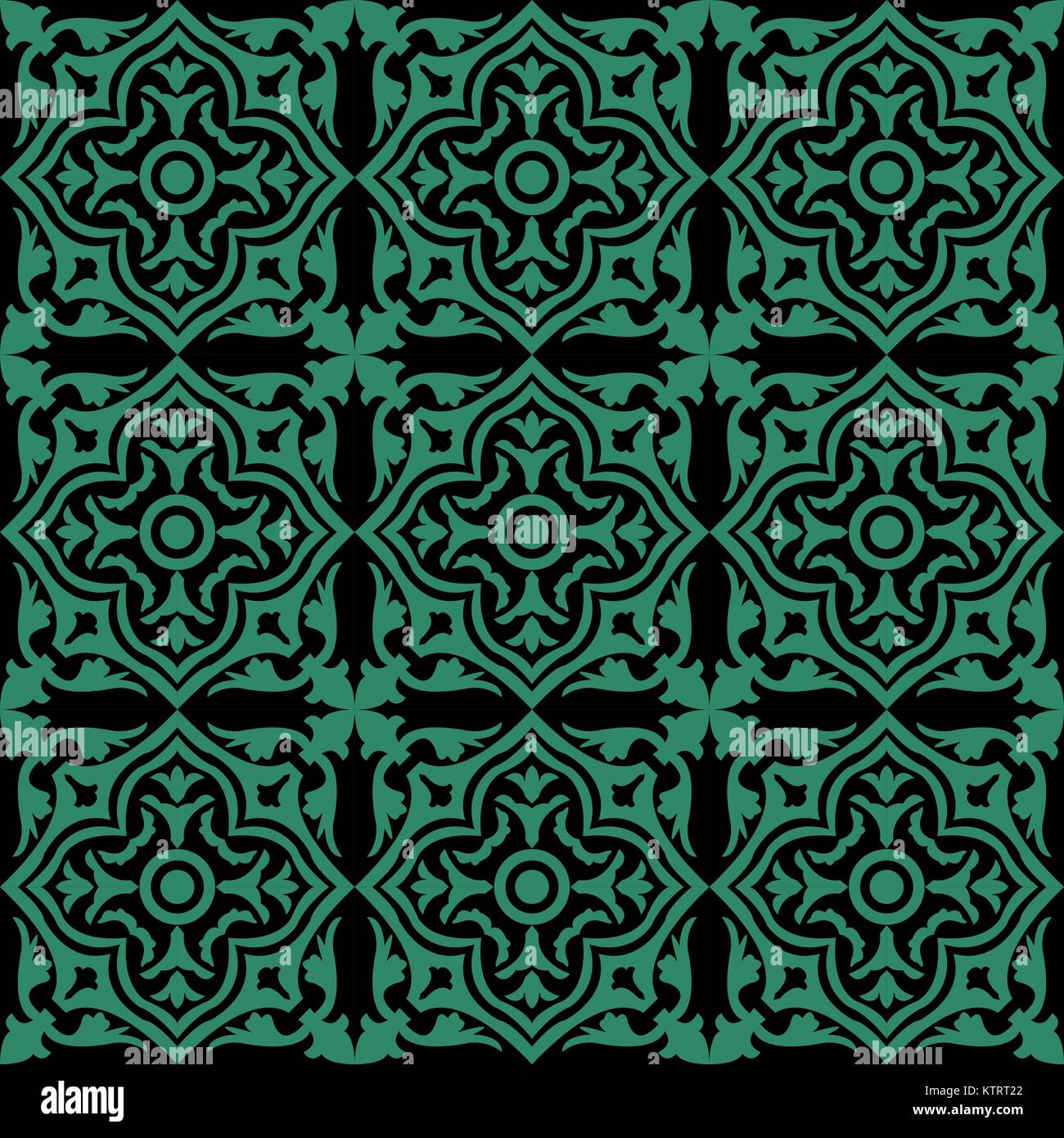 Antique seamless green background vine cross kaleidoscope Stock Vector ...