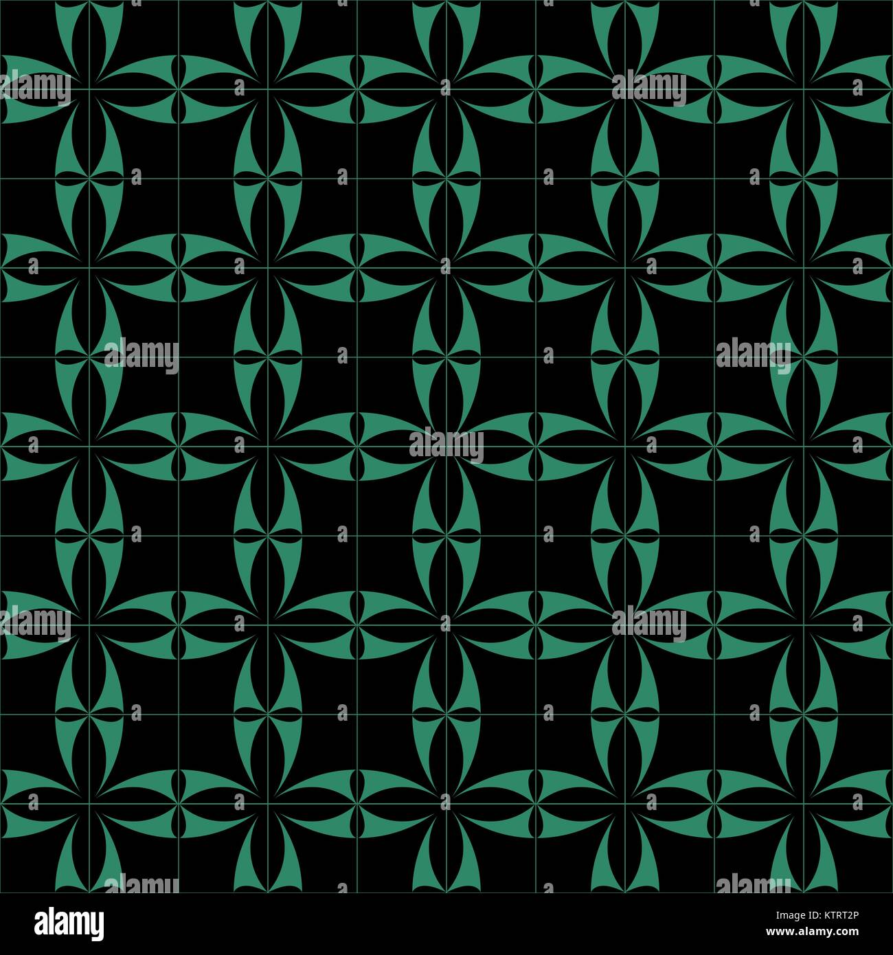 Antique seamless green background curve cross geometry Stock Vector ...