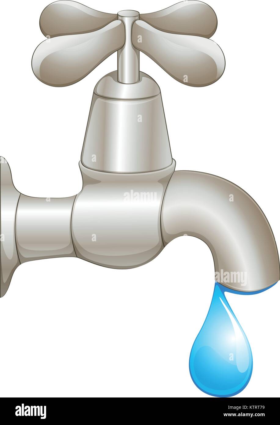 Illustration of a dripping faucet Stock Vector Image Art Alamy