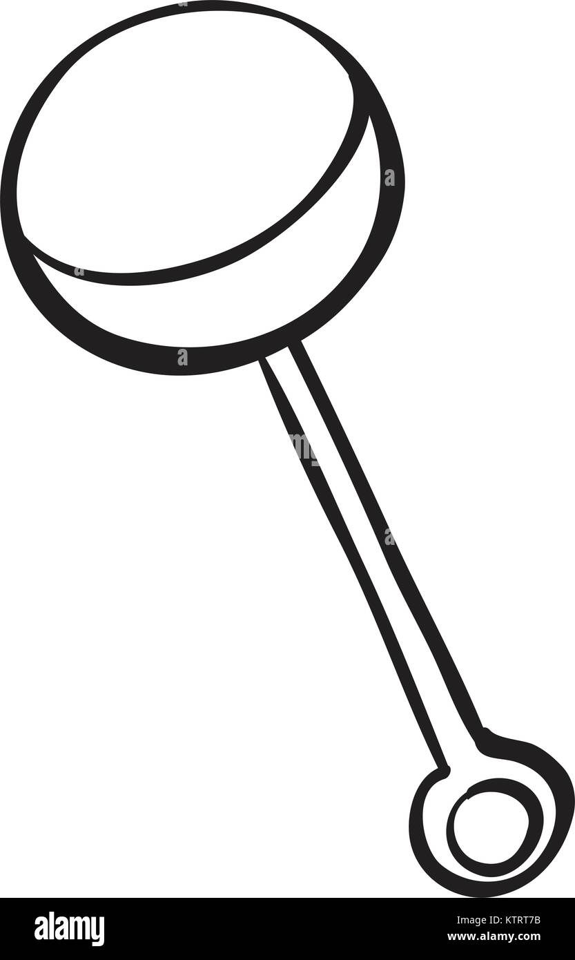 illustration of a child's rattle Stock Vector Image & Art - Alamy