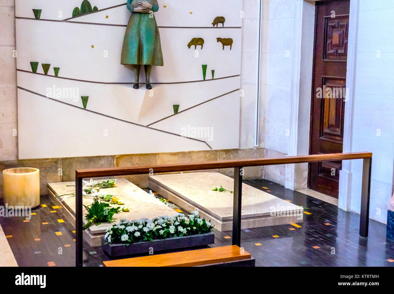 Lucia Jacinta Tombs Graves Basilica of Lady of Rosary Fatima Portugal