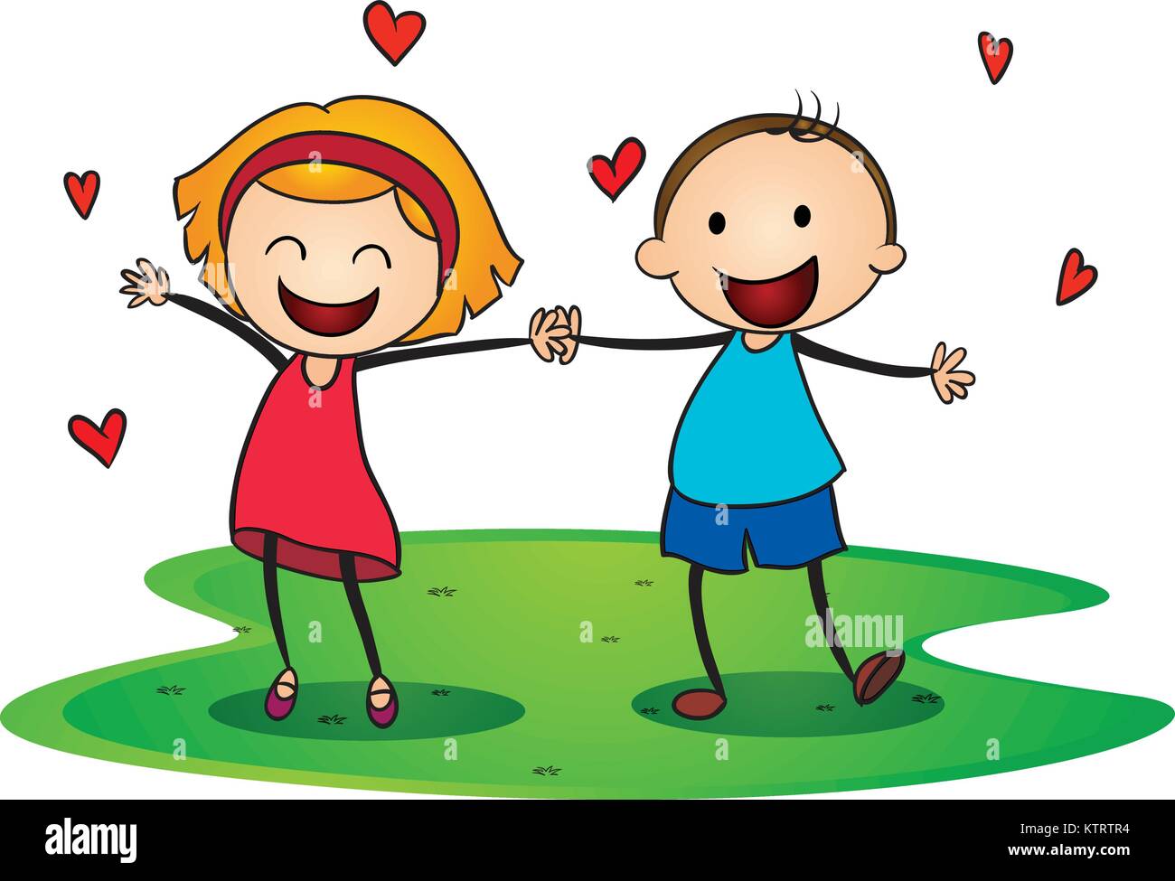 illustration of kids on a white background Stock Vector Image & Art - Alamy