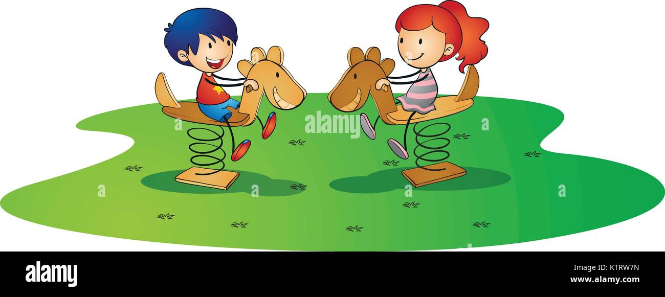 illustration of kids on a white background Stock Vector Image & Art - Alamy