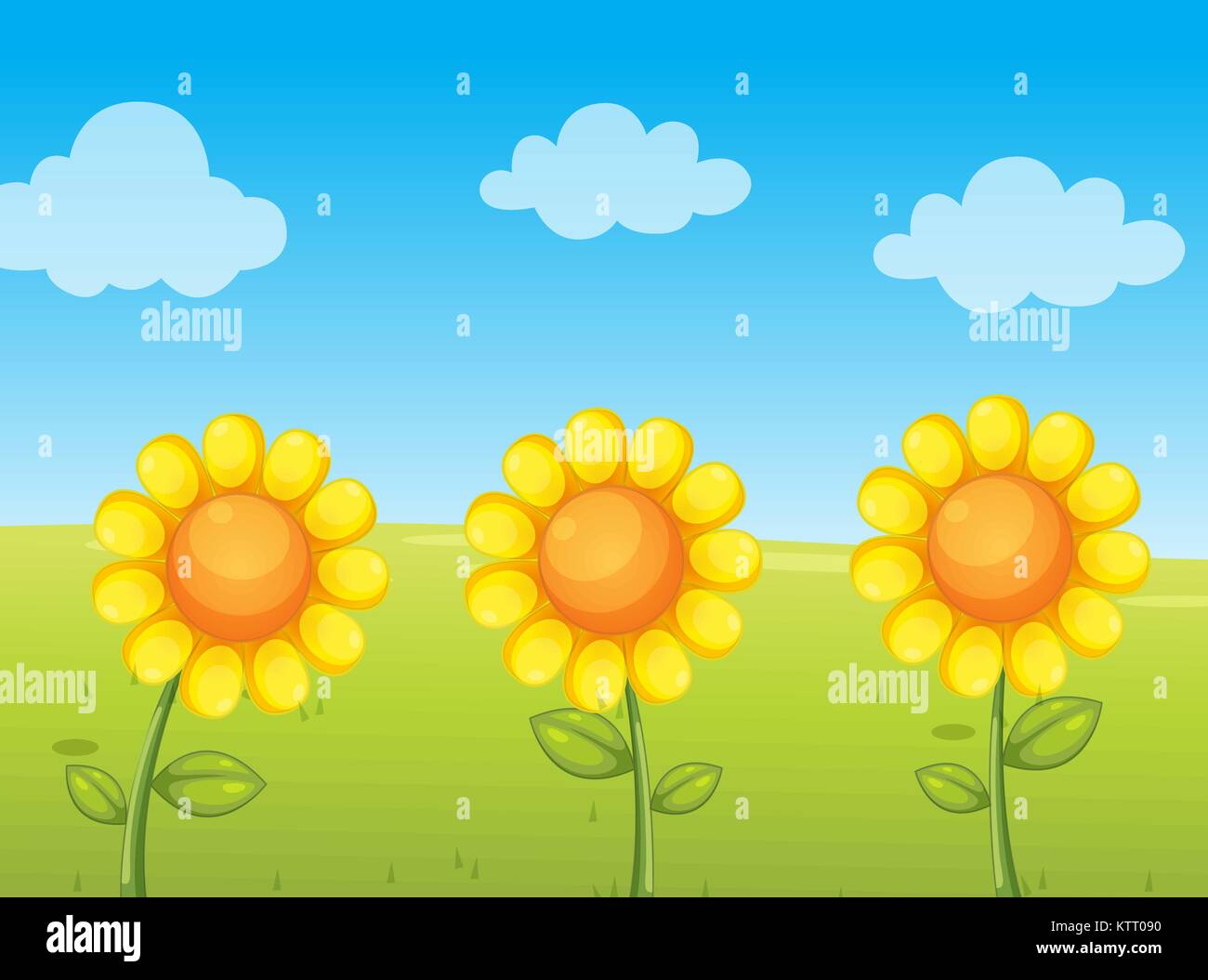 illustration of 3 sunflowers in field Stock Vector Image & Art - Alamy illustration of 3 sunflowers in field Stock Vector Image & Art - Alamy