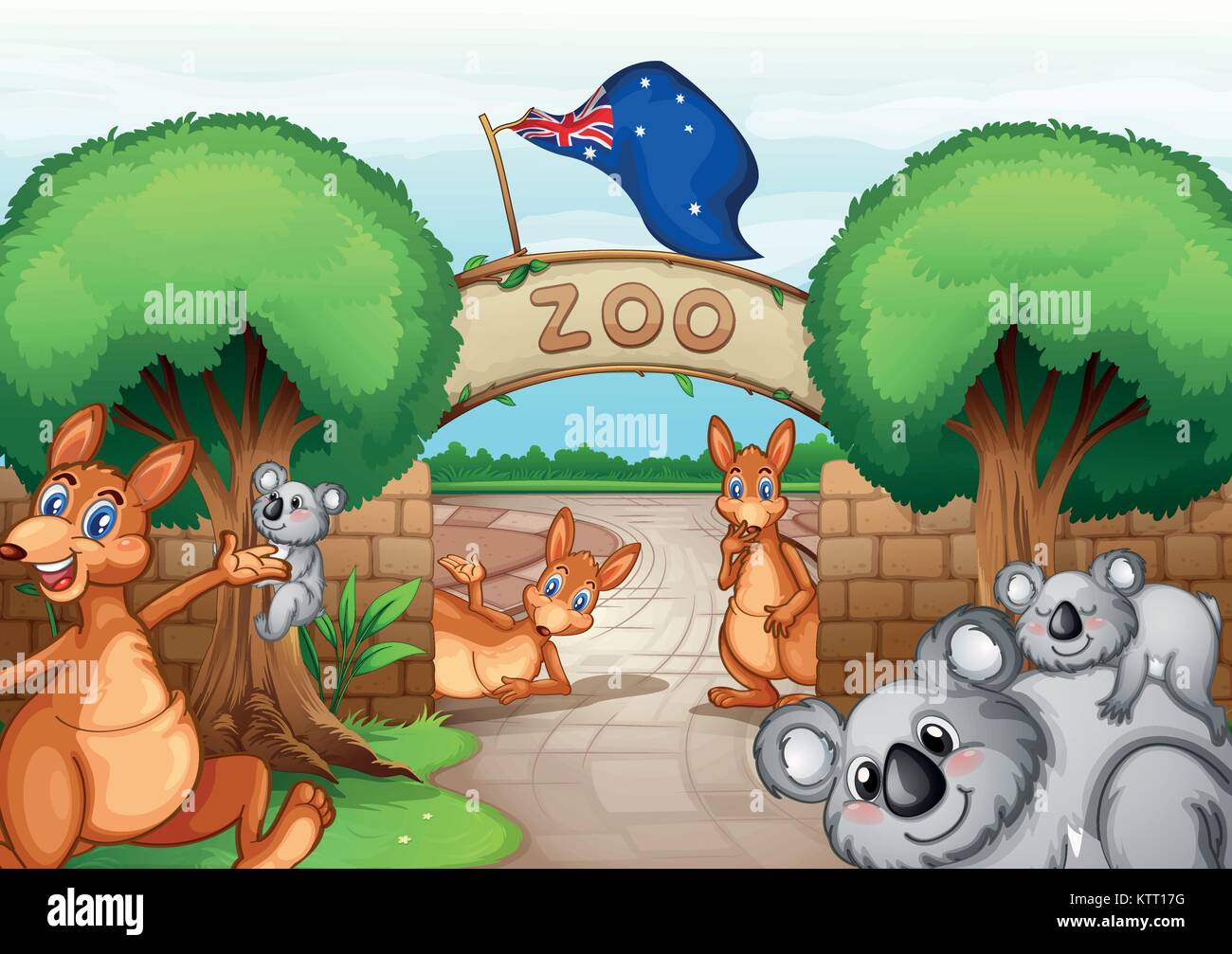 Zoo scene hi-res stock photography and images - Alamy