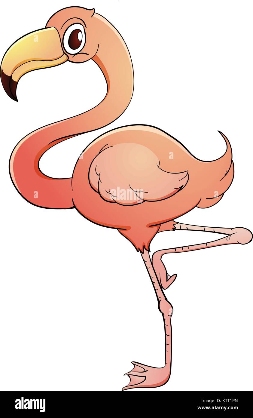 Pink flamingo statue Stock Vector Images - Alamy