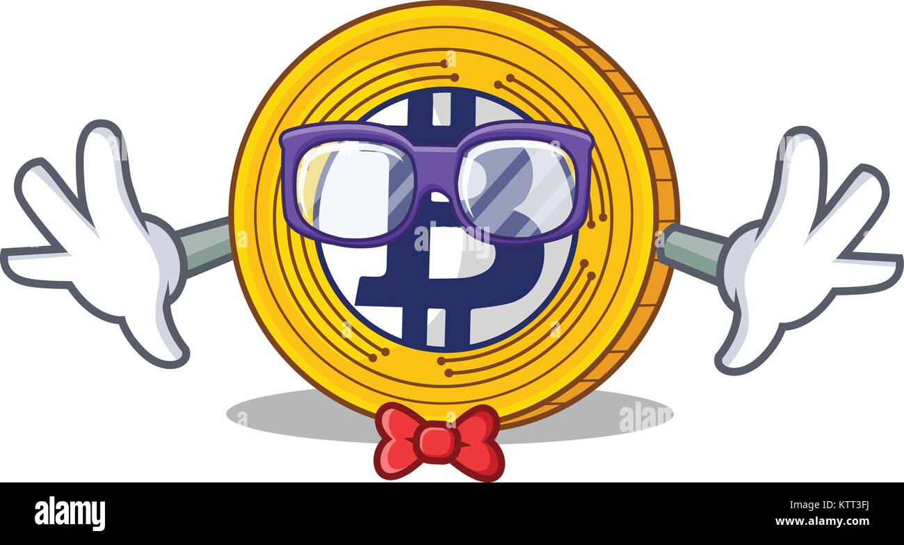 Geek Bitcoin Gold character cartoon Stock Vector Image & Art - Alamy