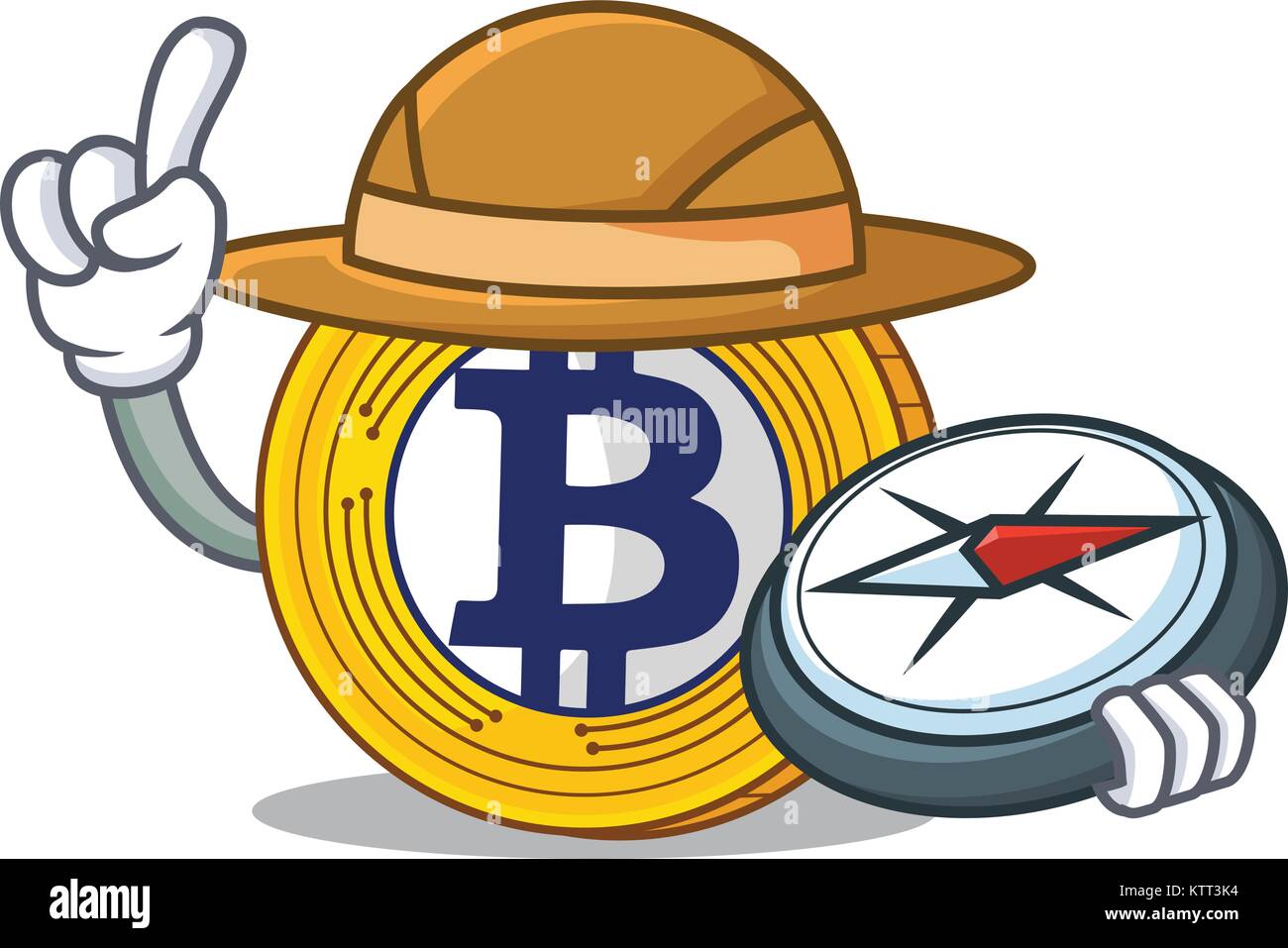 Explorer gold coin cartoon character for payment Stock Vector Image & Art -  Alamy