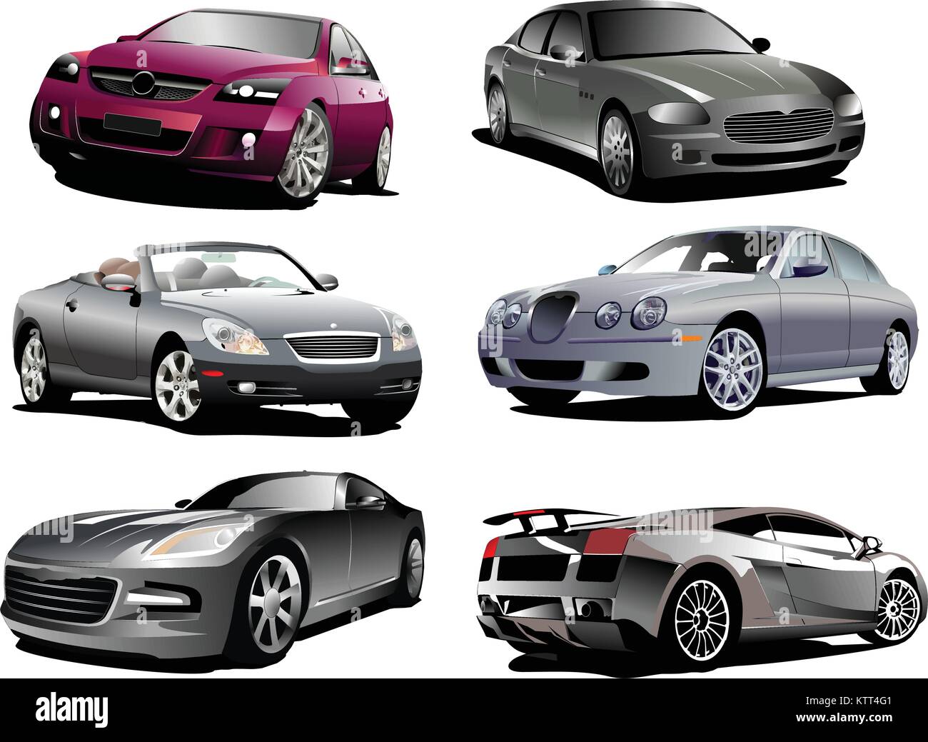 Auto Comps Vector Autos vector hi-res stock photography and images - Alamy