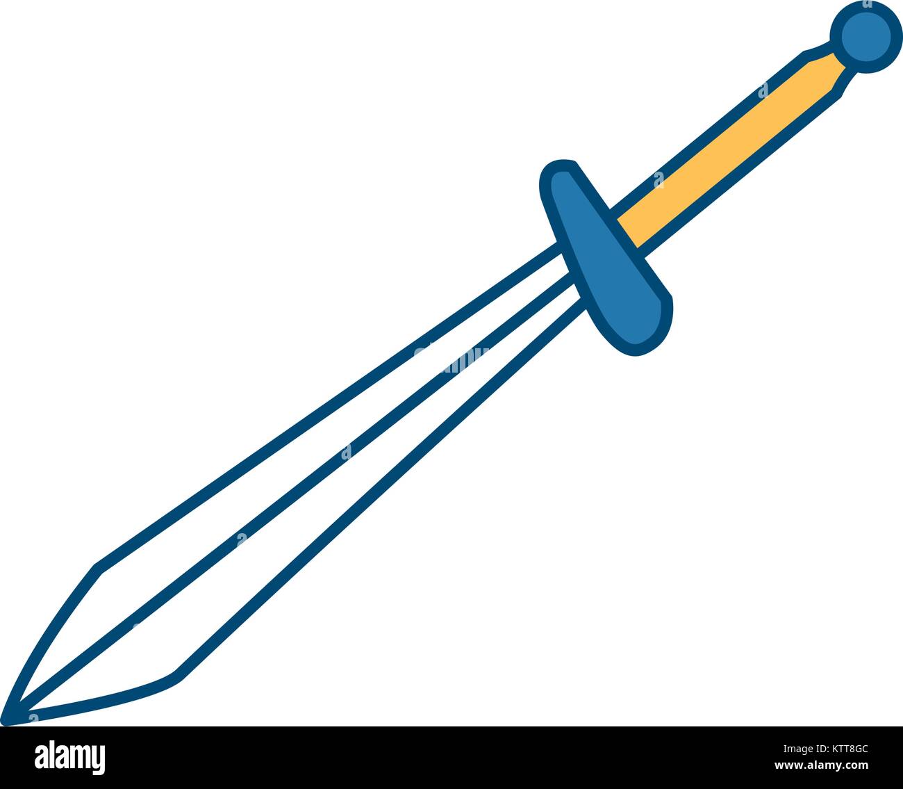 Sword medieval weapon Stock Vector Image & Art - Alamy
