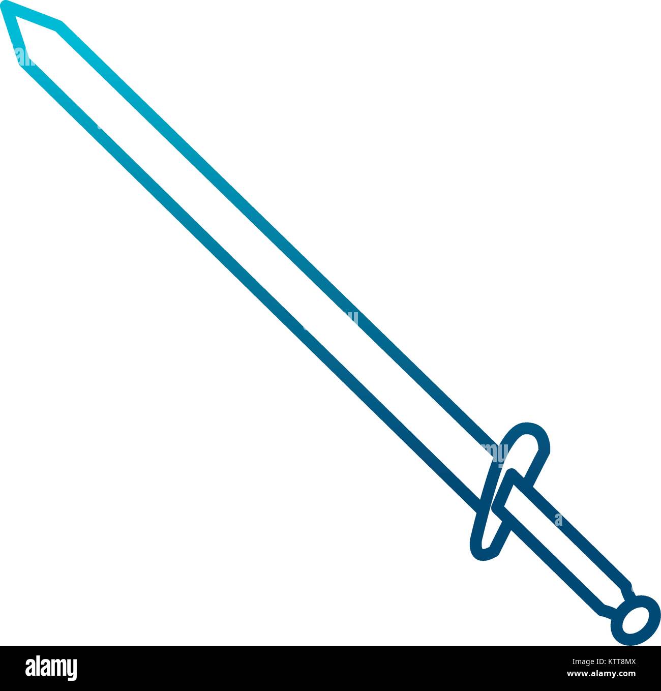 Sword medieval weapon Stock Vector Image & Art - Alamy