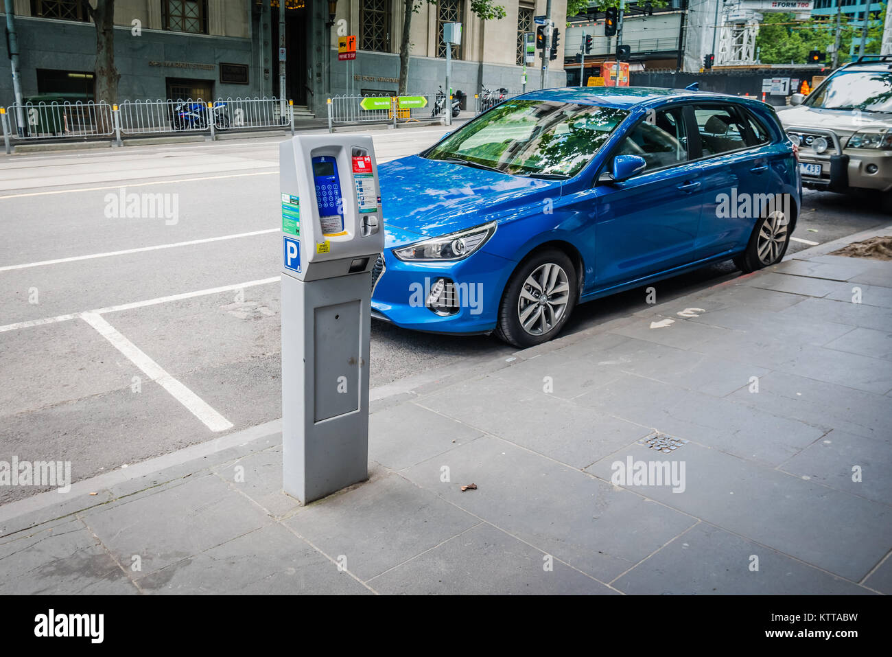 melbourne car parking Stock Photo Alamy
