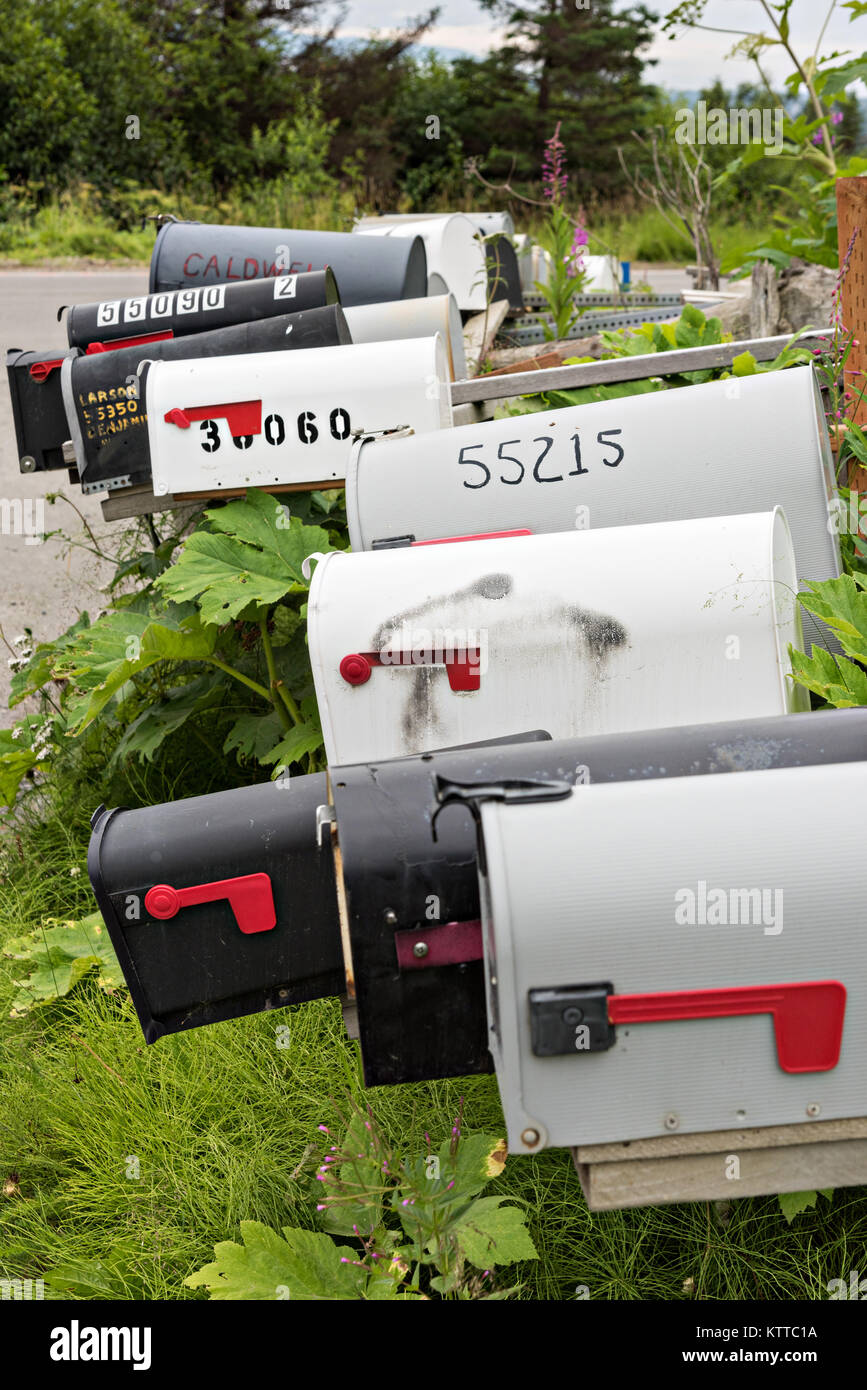Mailboxes homer alaska hires stock photography and images Alamy