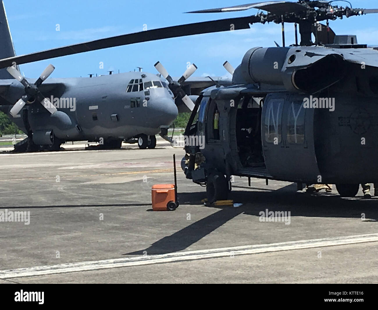 The New York Air National Guard's 106th Rescue Wing, staging out of San ...