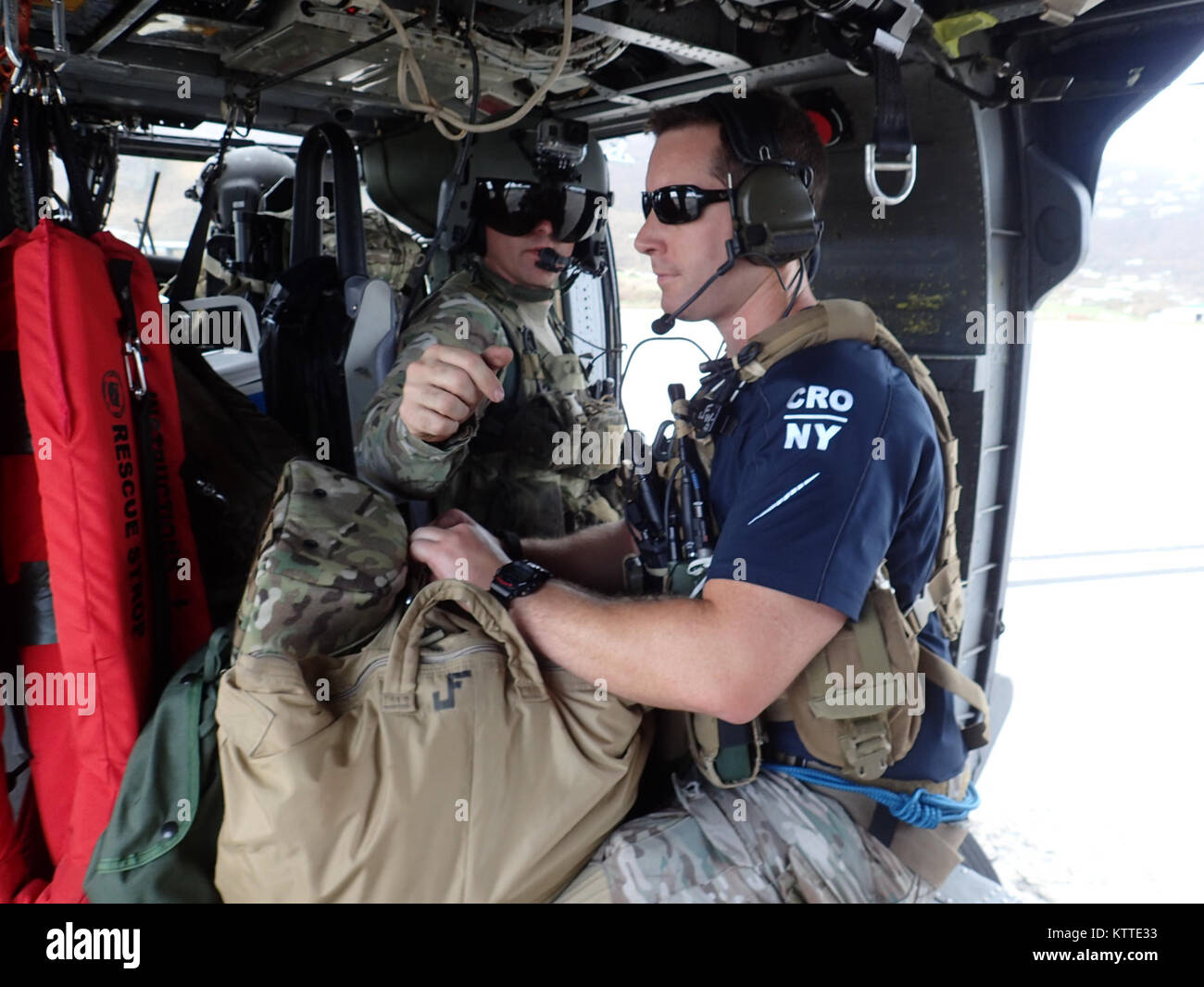 The New York Air National Guard's 106th Rescue Wing, staging out of San ...
