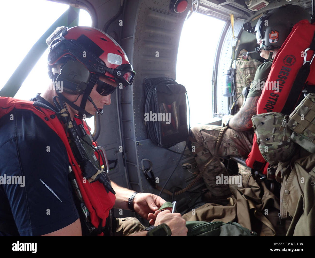 The New York Air National Guard's 106th Rescue Wing, staging out of San ...