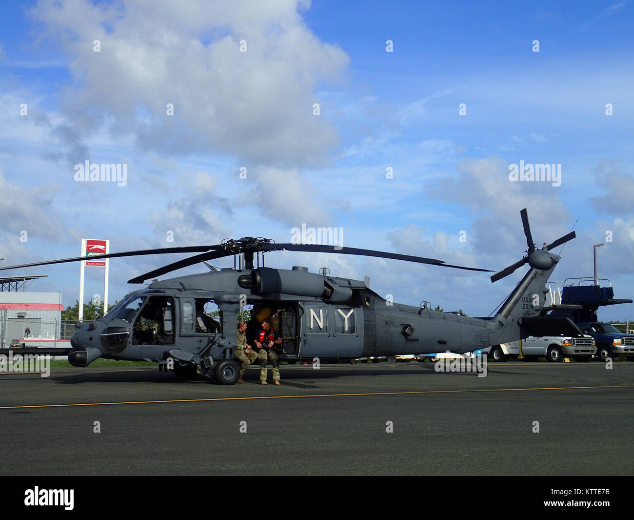 The New York Air National Guard's 106th Rescue Wing, staging out of San ...
