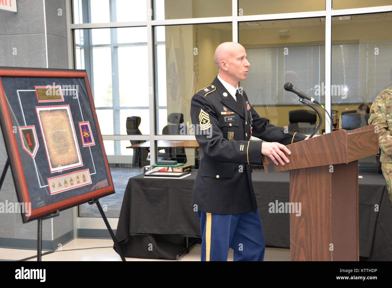 New York Army National Guard Soldier, Sgt. Major Secor, the