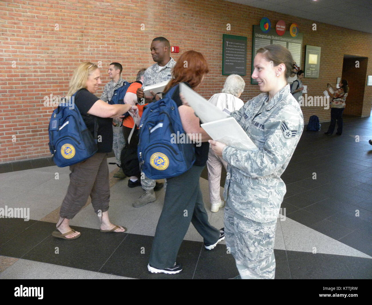 STONY BROOK, New York Members of the 106th Rescue Wing assists with