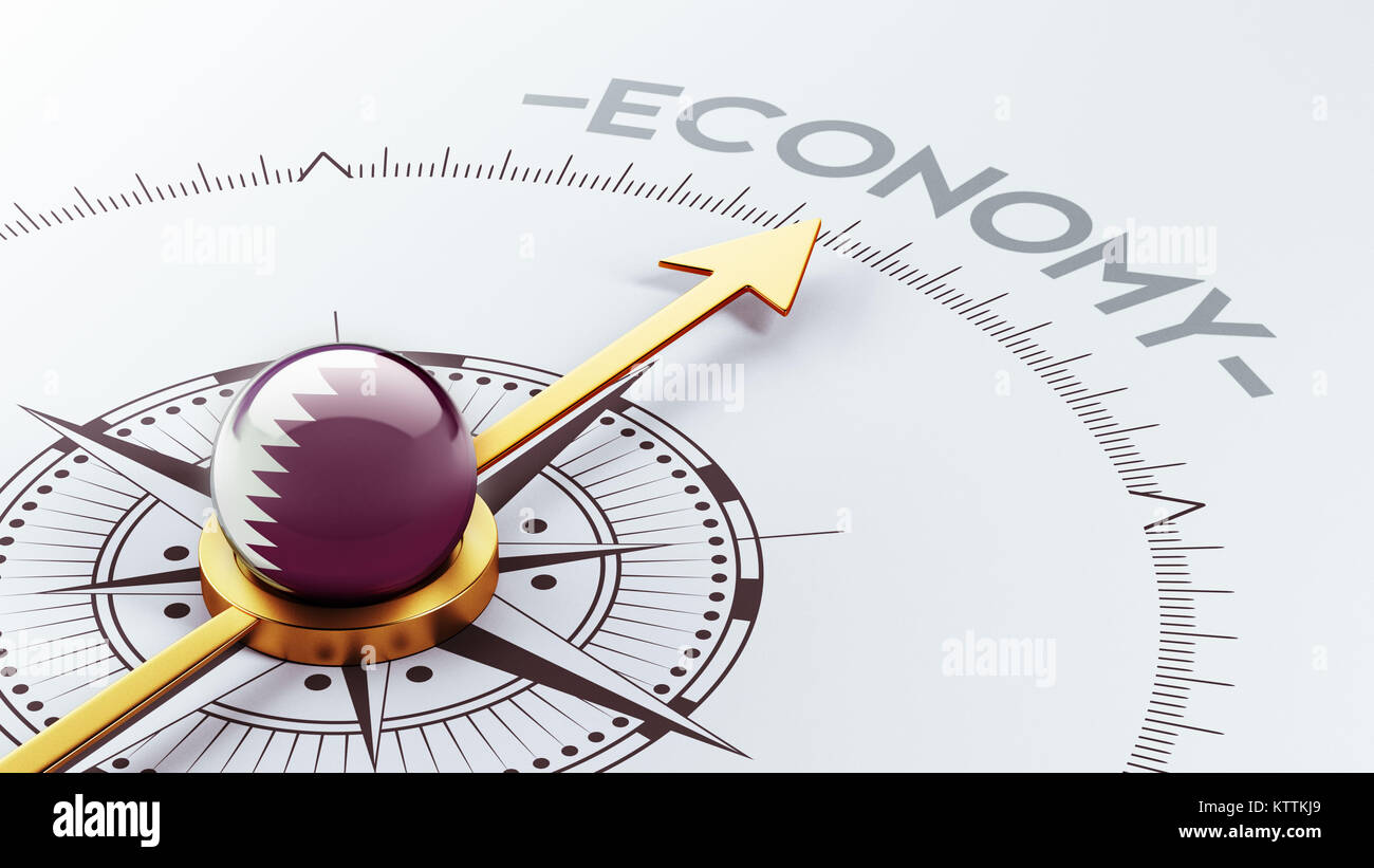 Qatar High Resolution Economy Concept Stock Photo