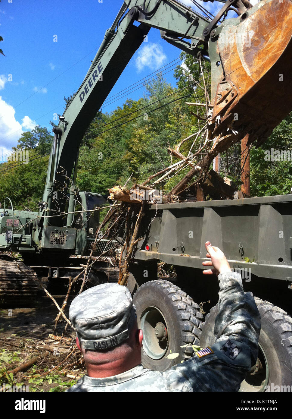 Members of the 1156th Engineer Company of the New York Army National