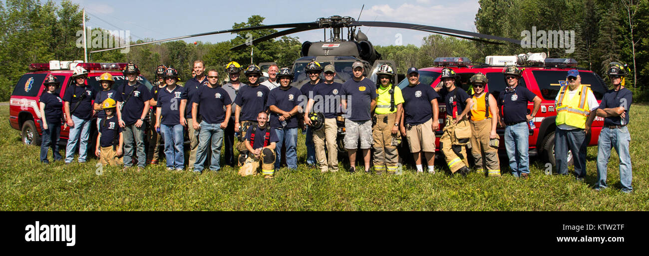MARCY, NY Members of the Maynard, NY Volunteer Fire Department and