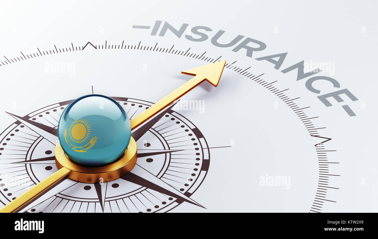 Kazakhstan High Resolution Insurance Concept Stock Photo