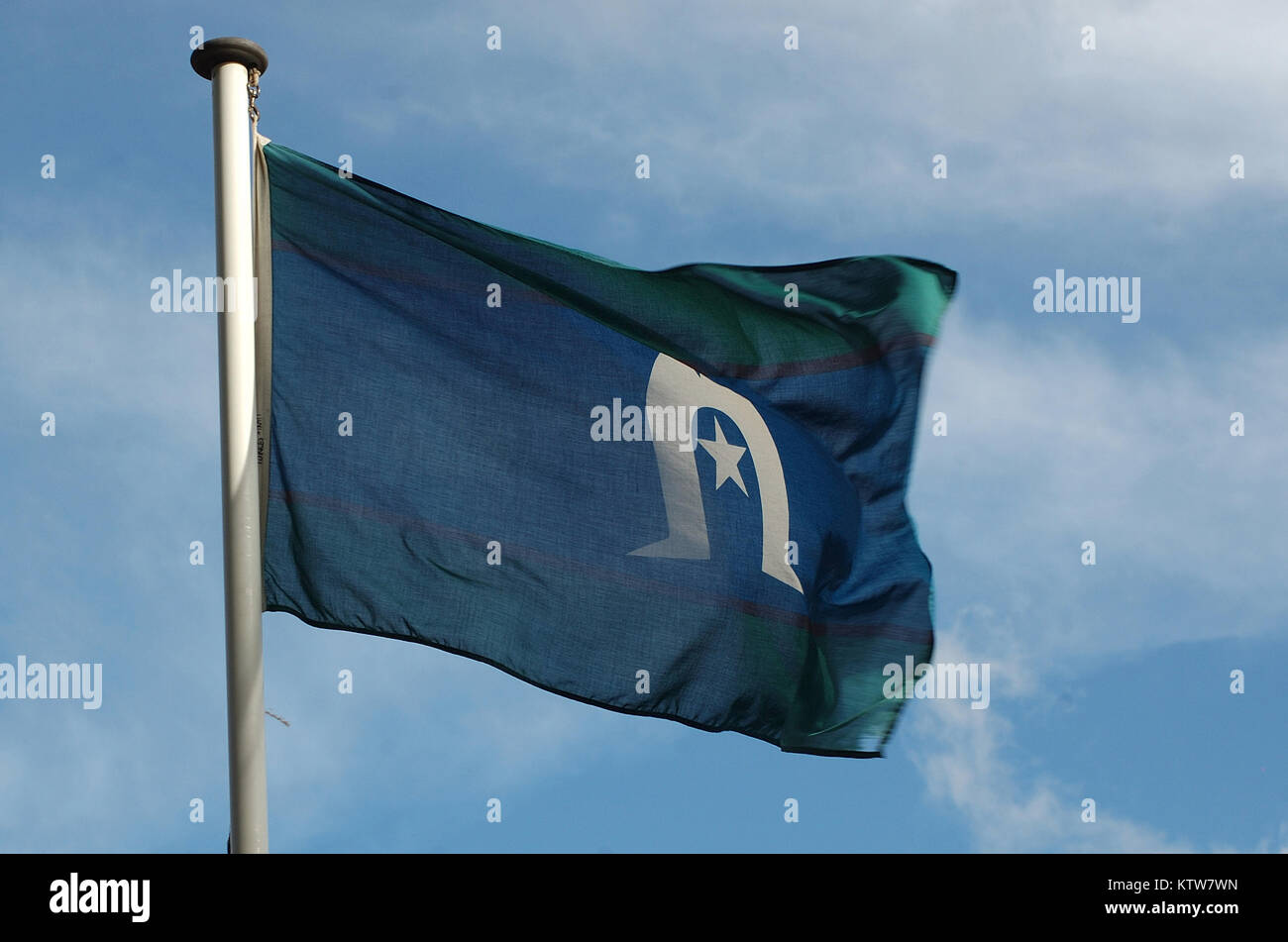 Torres Strait Islands blowing in the wind Stock Photo