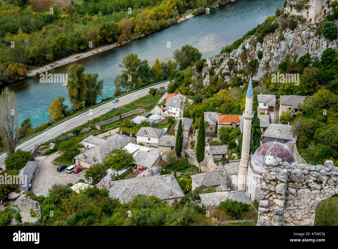 Ancient city of Pocitelj, Bosnia and Herzegovina Stock Photo - Alamy
