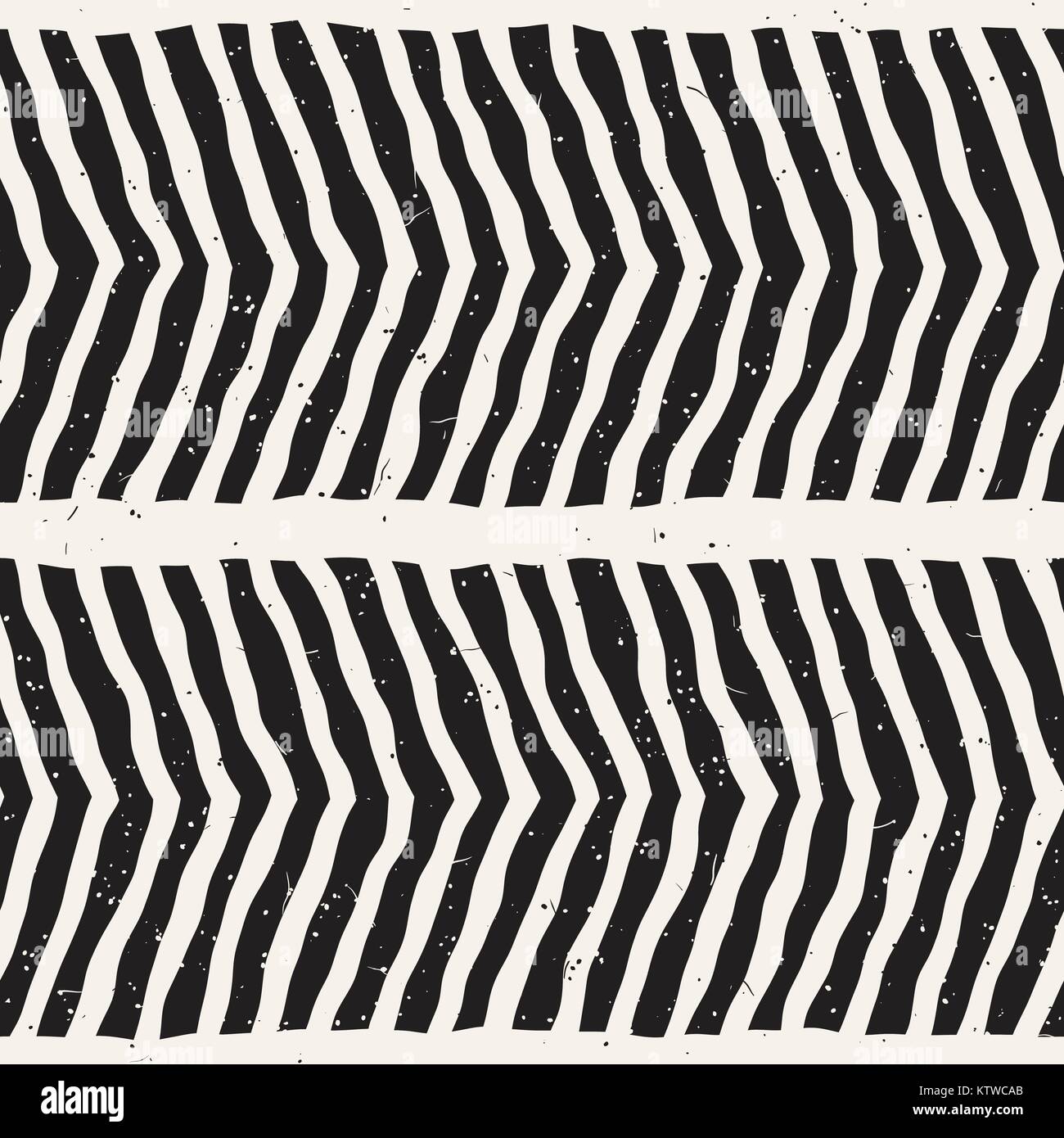 Seamless pattern with hand drawn brush strokes. Ink doodle grunge ...
