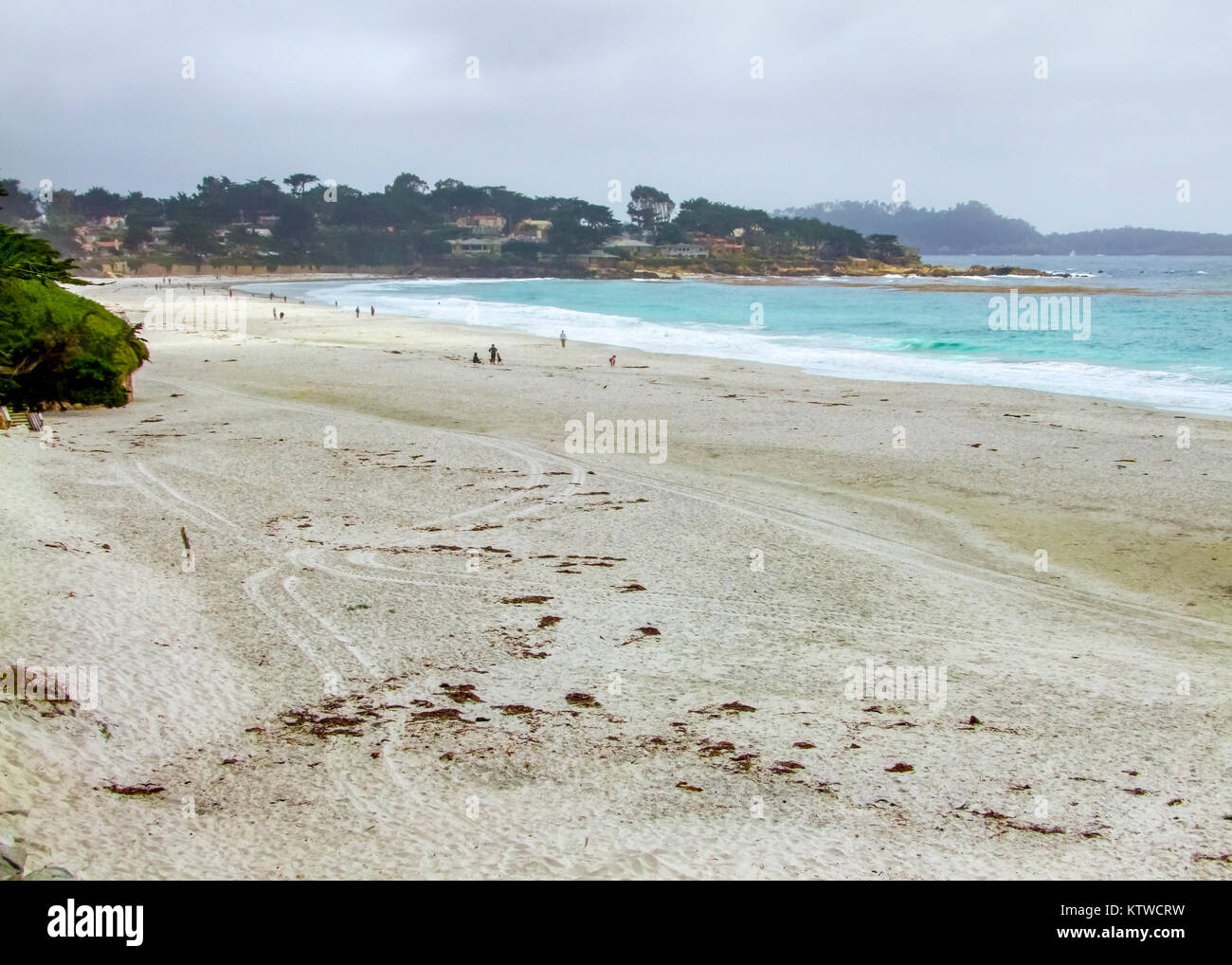 coastal scenery around the Monterey Peninsula in California, USA Stock