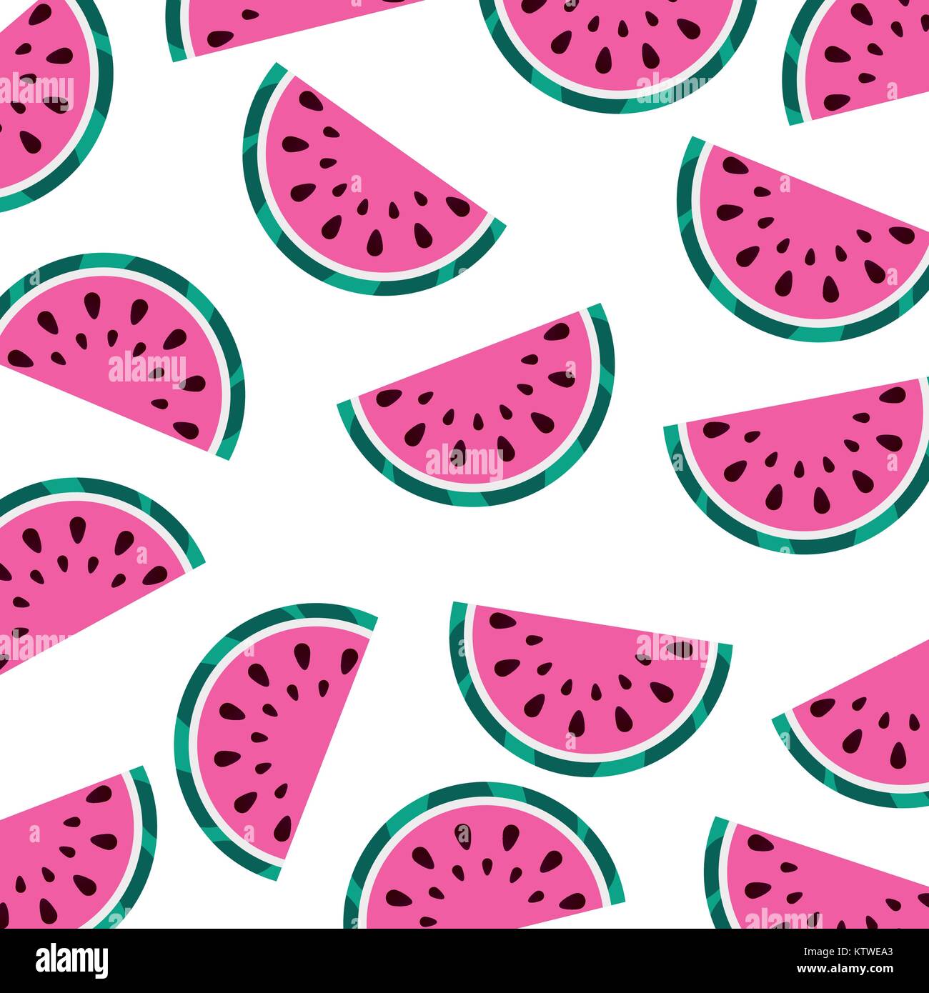 seamless pattern watermelon fruit fresh food Stock Vector Image & Art ...