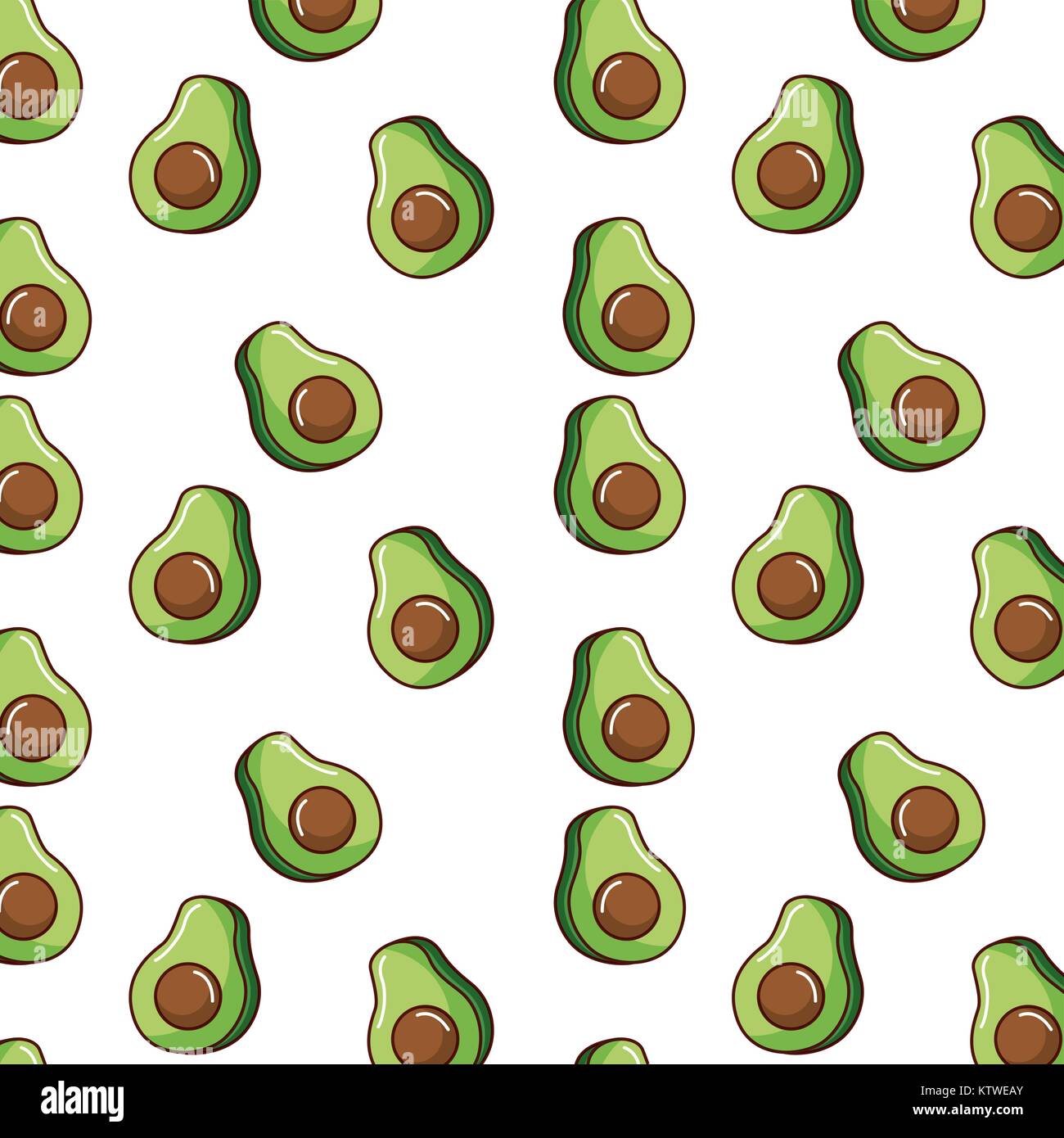 seamless pattern avocado fresh food slice Stock Vector Image & Art - Alamy