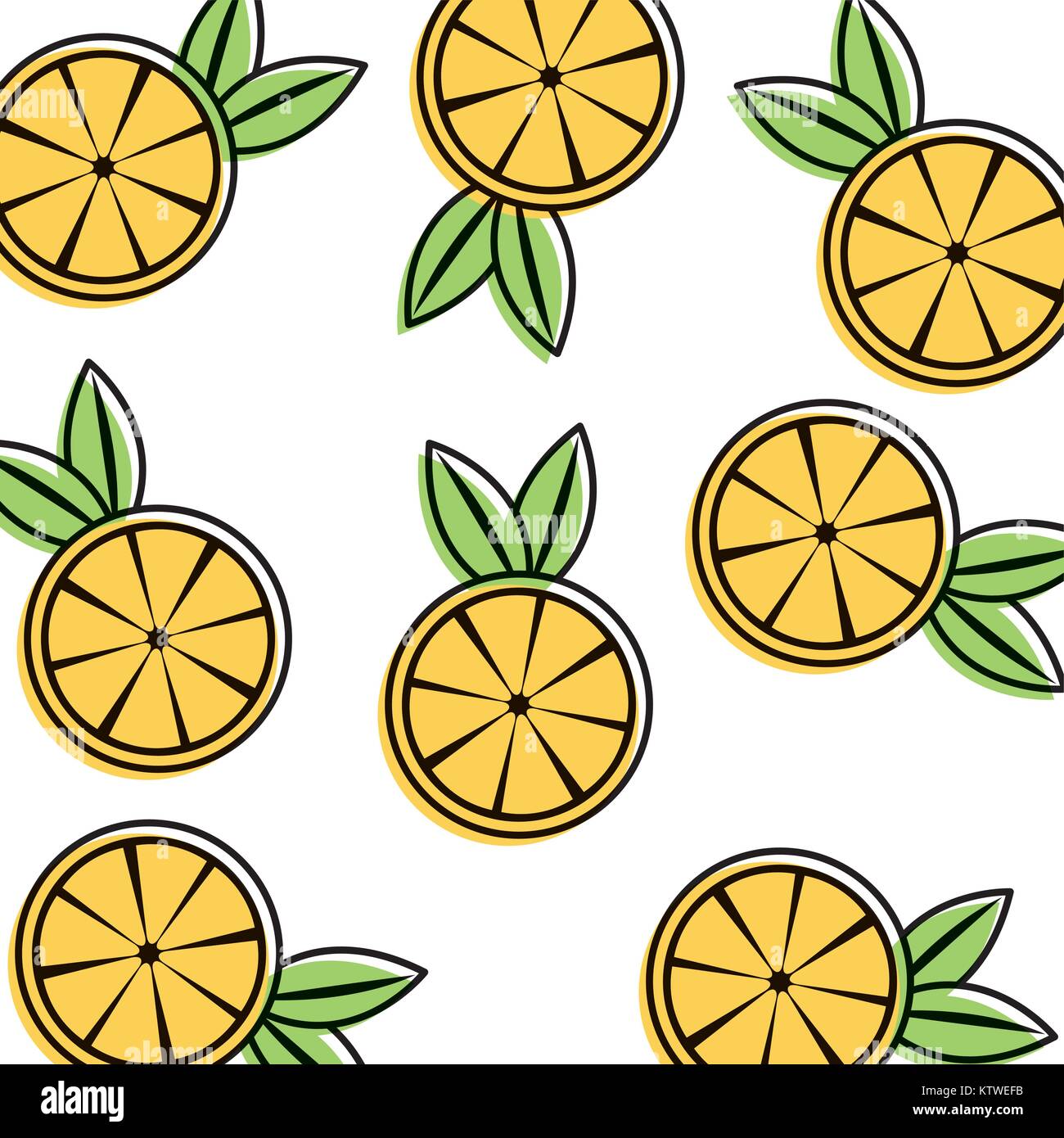 orange juicy fruit seamless pattern Stock Vector Image & Art - Alamy