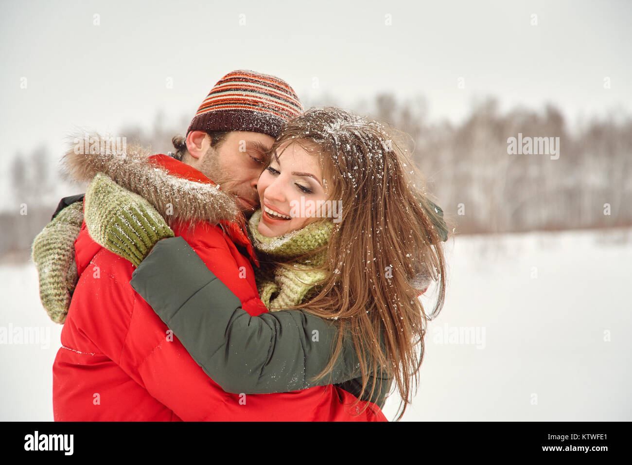 Young couple in love Stock Photo