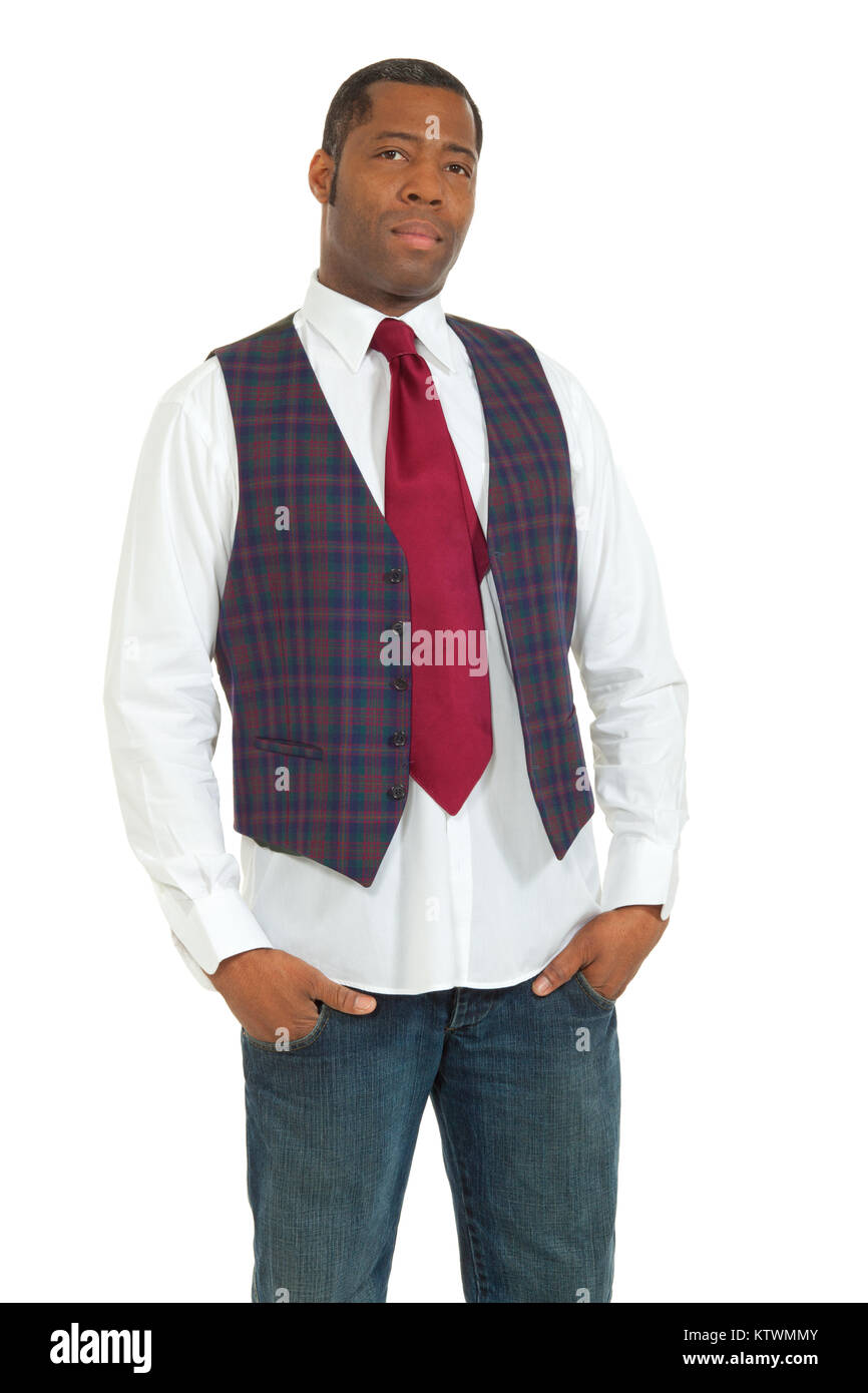 Portrait calm black man Cut Out Stock Images & Pictures - Alamy