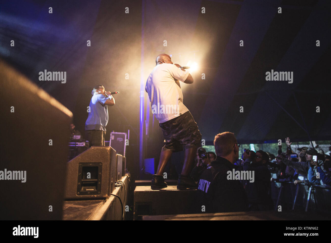 The American rap duo M.O.P. (short for Mash Out Posse) performs a live ...