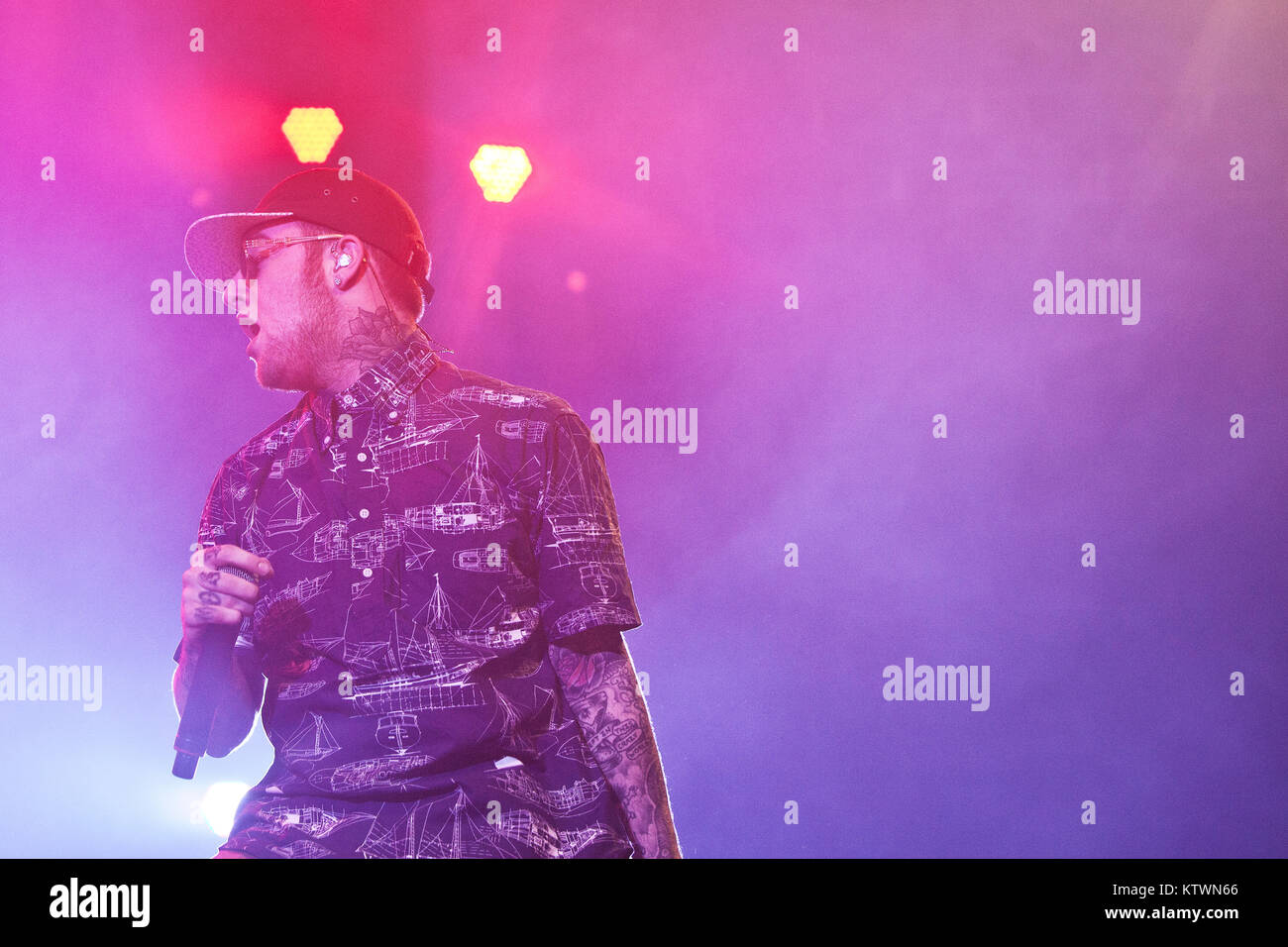 Mac Miller Performs Hi Res Stock Photography And Images Alamy