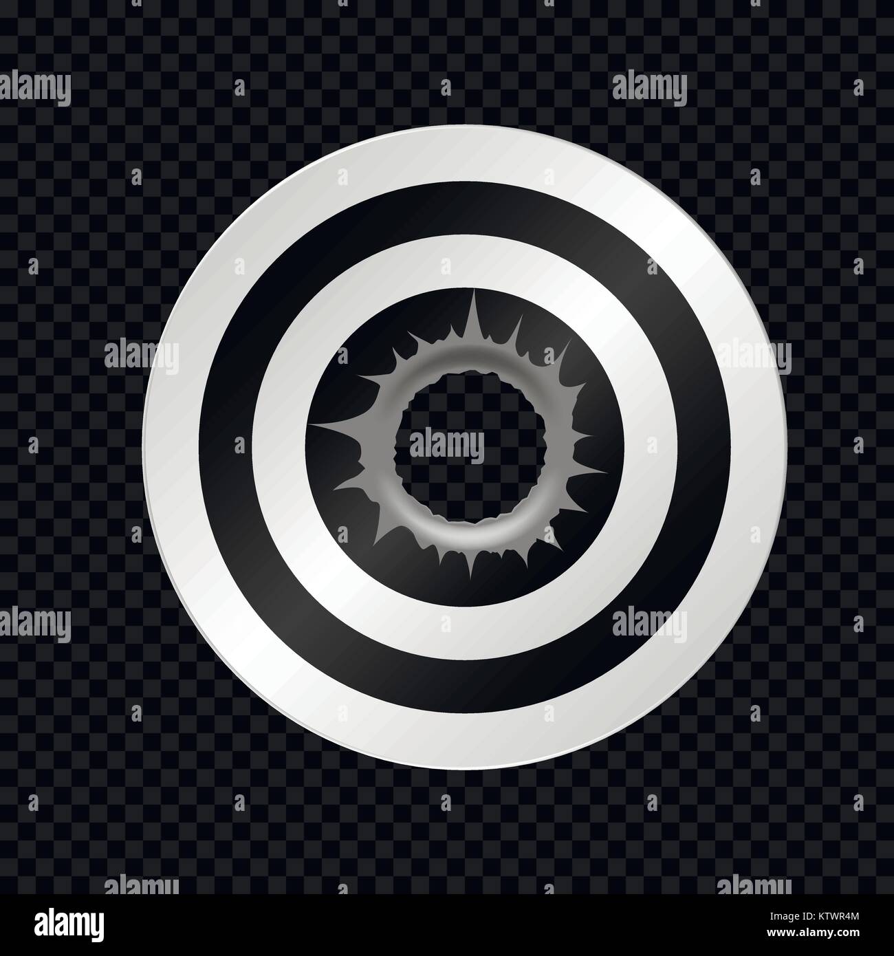 Gun shooting target Stock Vector Images - Alamy