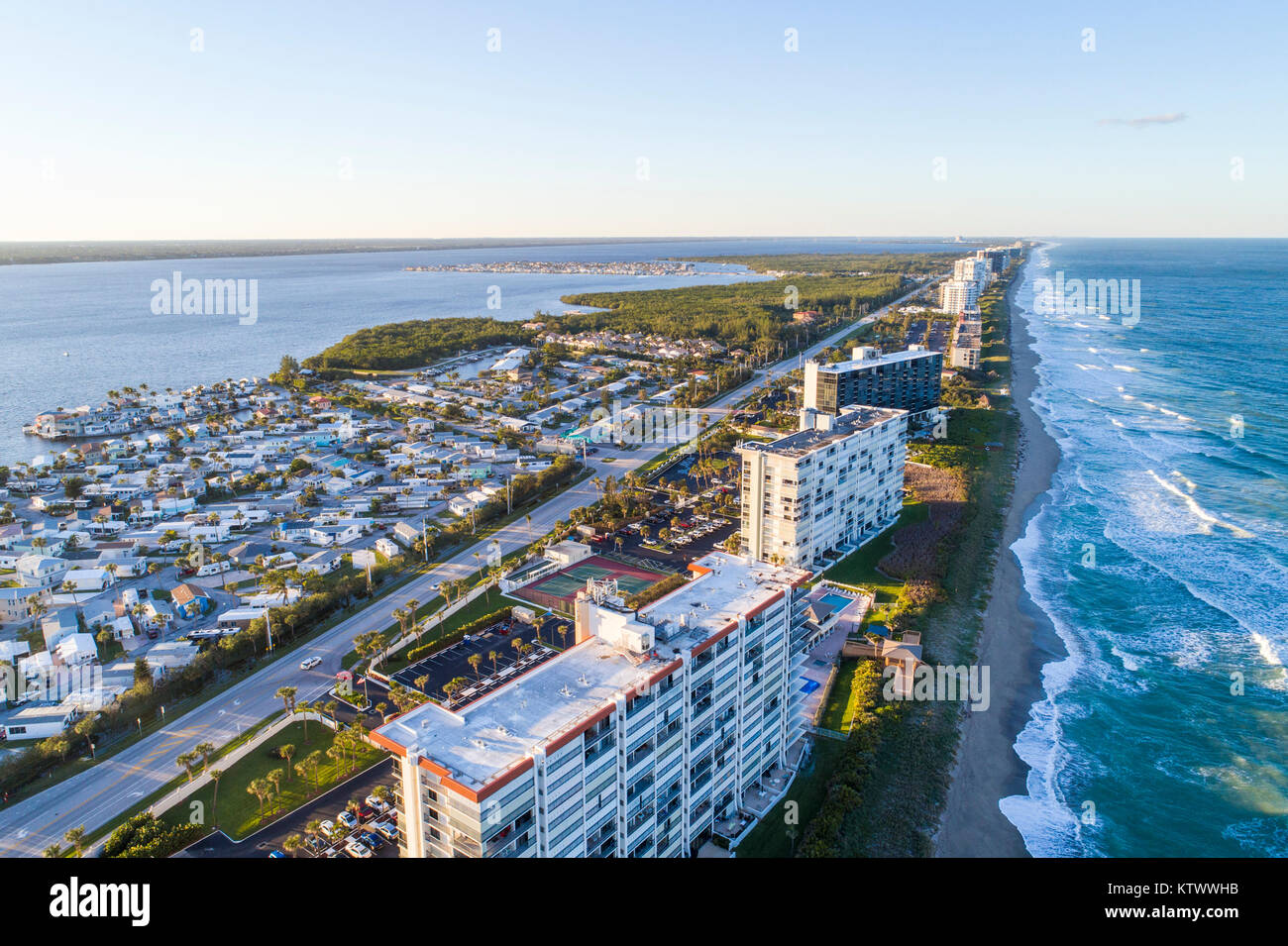 Florida Hutchinson Barrier Island,Jensen Beach,barrier island,Atlantic Ocean,water surf waves