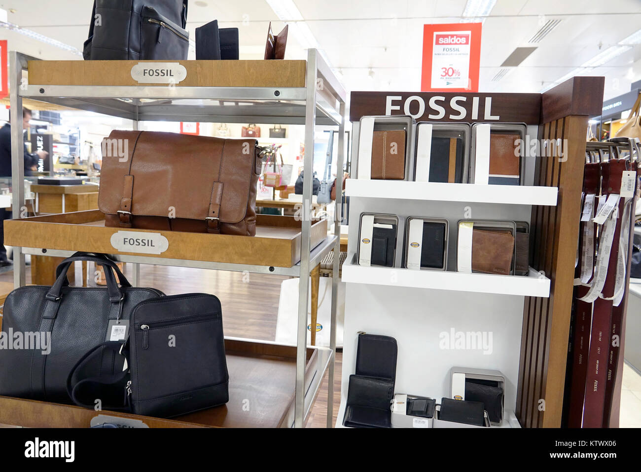 Lisbon Portugal El Corte Ingles Spanish department store shopping Stock