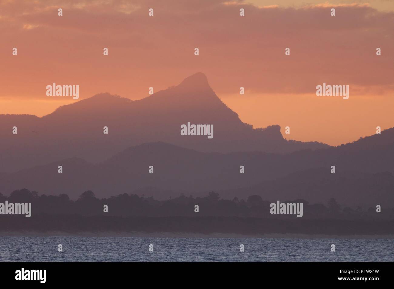 Byron Bay sunset Stock Photo - Alamy