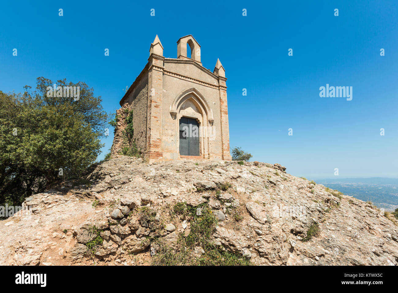 Ermita de Sant Joan in Montserrat, Catalonia, near Barcelona, Spain ...