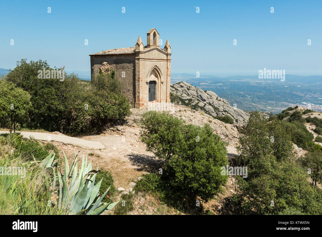Ermita de Sant Joan in Montserrat, Catalonia, near Barcelona, Spain ...