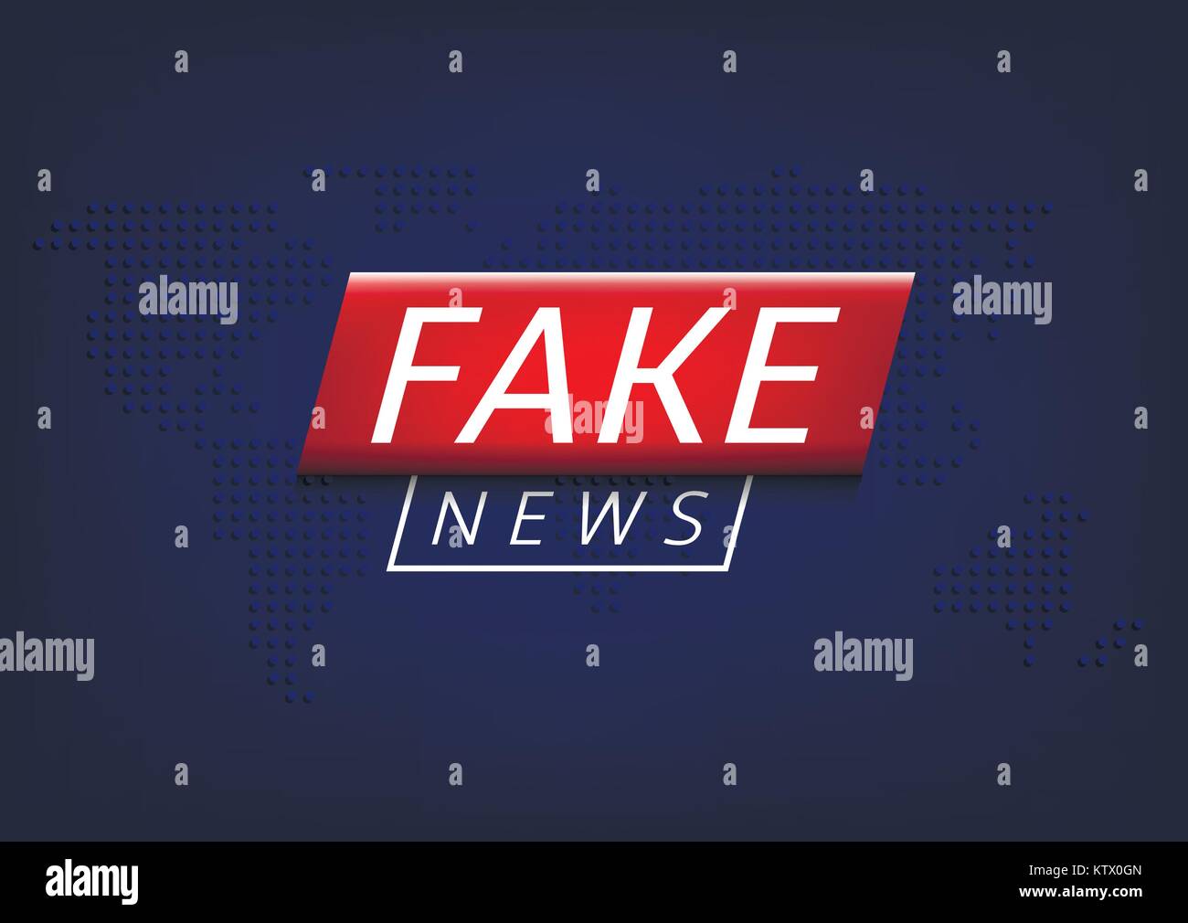 Fake news illustration Stock Vector Image & Art - Alamy
